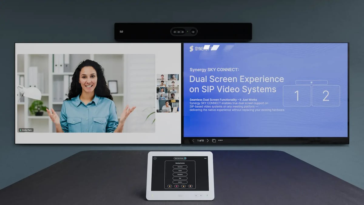 Dual Screen Speaker and Presentation