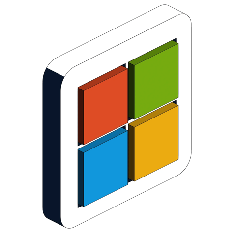 Microsoft Hero Graphic