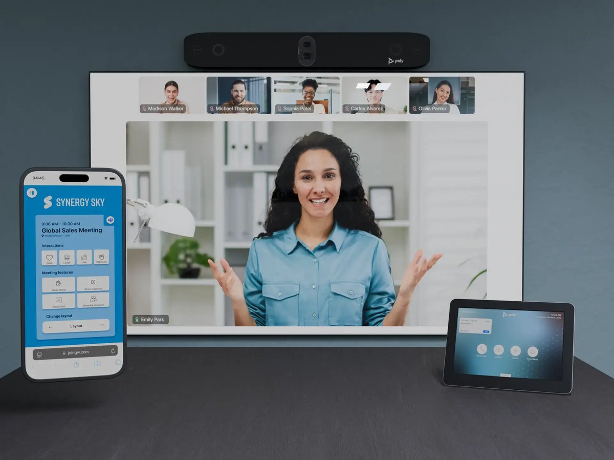 Poly Single Screen Speaker View