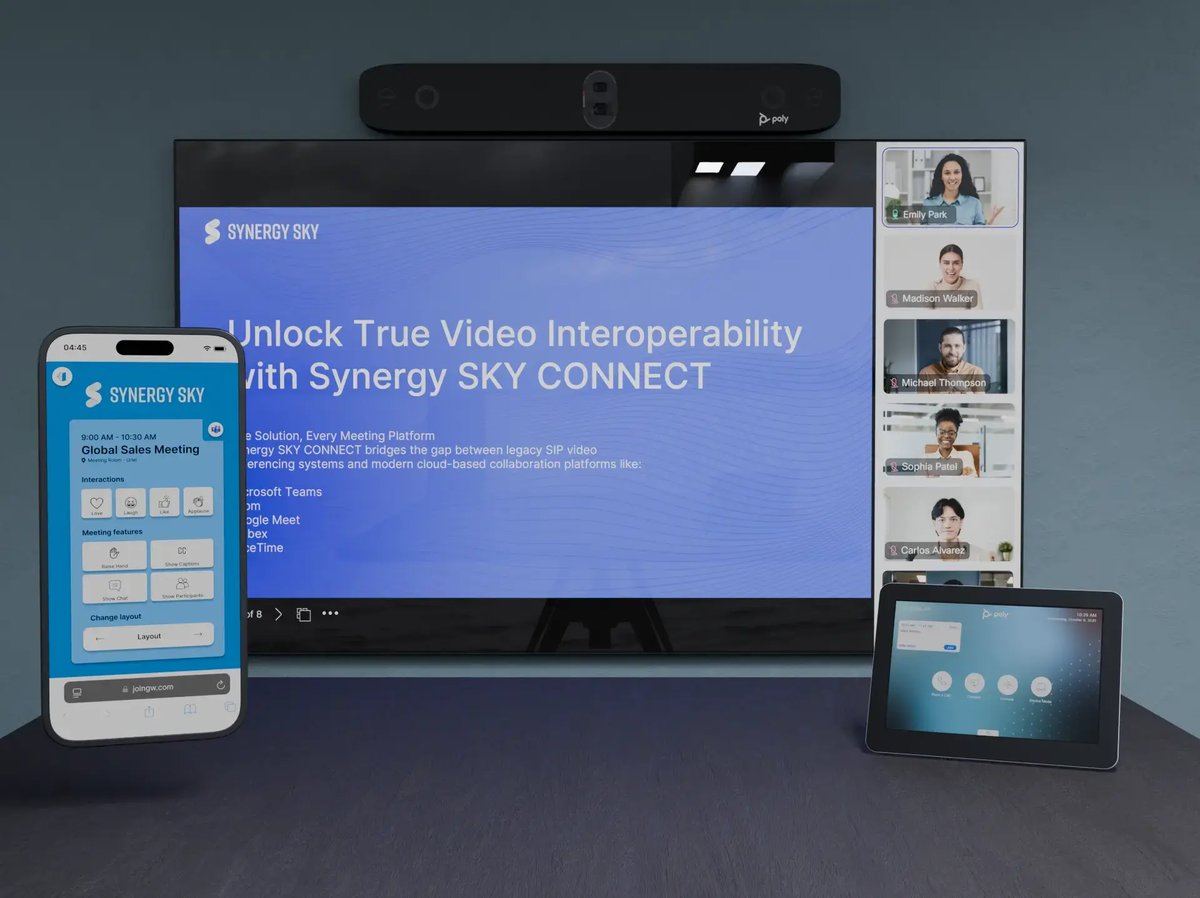 Poly Single Screen Speaker and Presentation