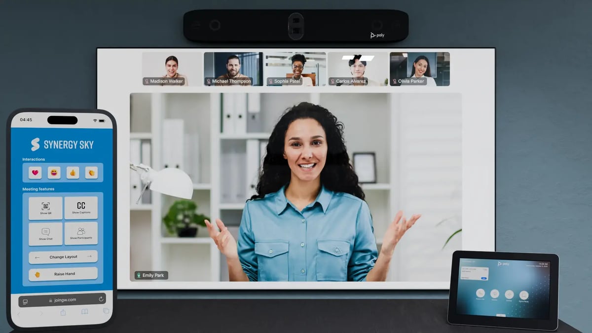 Poly Single Screen Speaker View