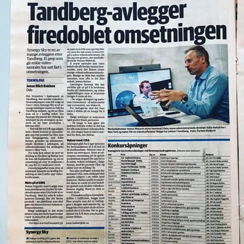 ex TANDBERG DN oppslag