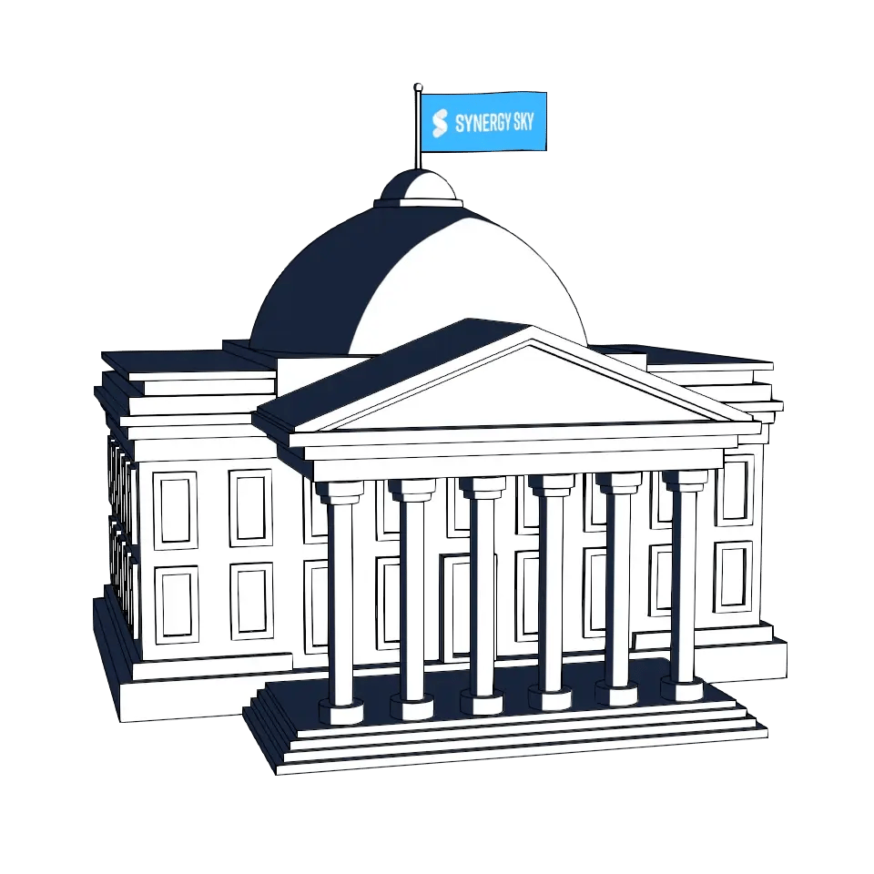 icon government building 3D_3