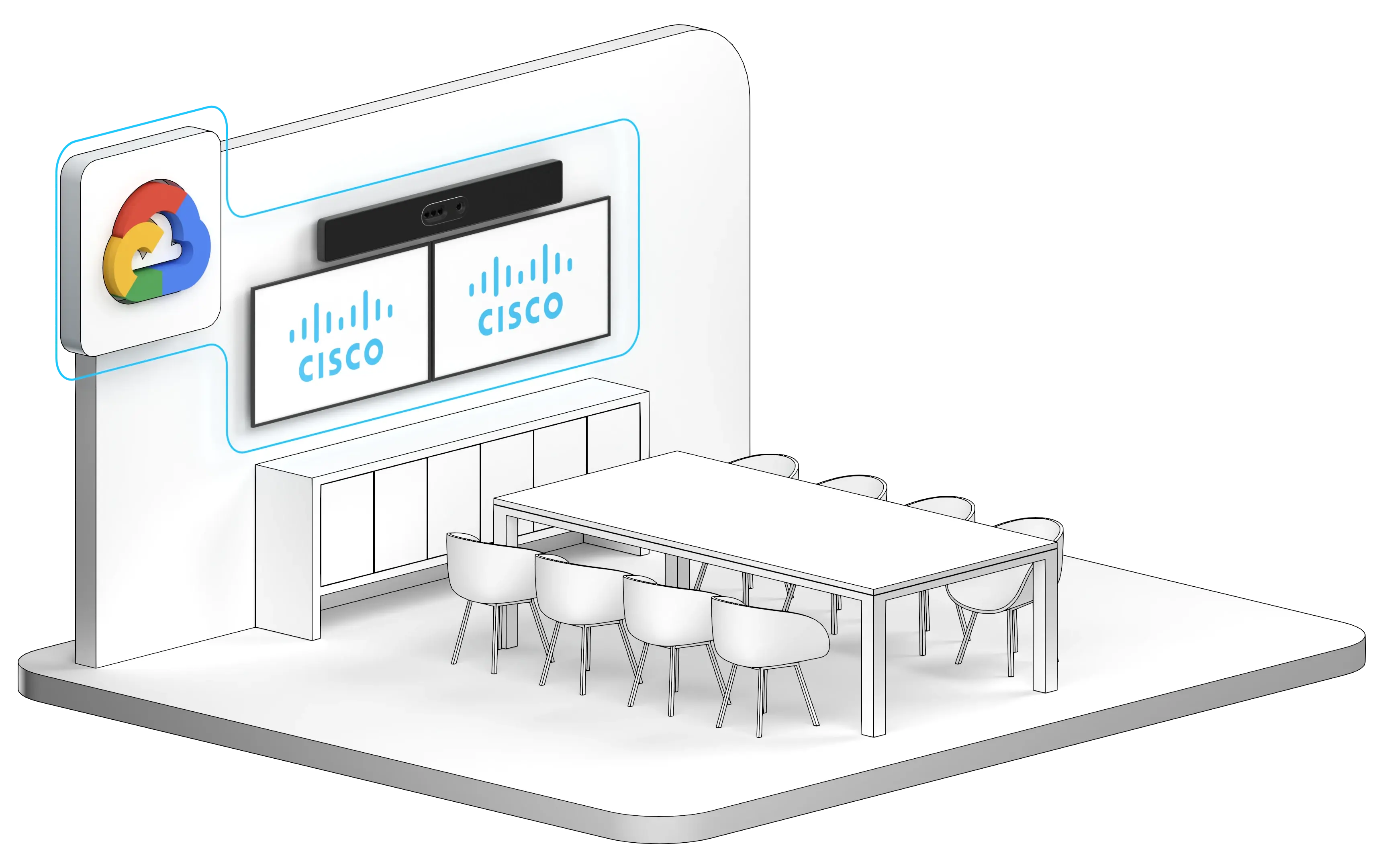 Cisco Google Meet Graphic 3